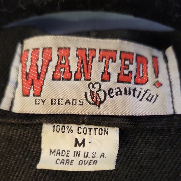 Rare Wanted By Beads Beautiful Ultra Stylish Cowgirl Glam Demure Sz M - Picture 2 of 8